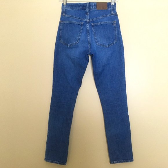 Madewell The High Rise Slim BoyJean Jeans Women's Size 23 Stretch Denim - Picture 3 of 12